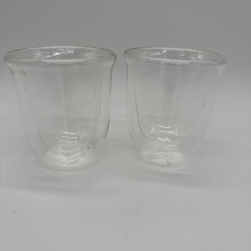 DELONGHI Latte Macchiato‎ Glasses Double Walled Expresso Glasses 2
